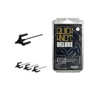 Quick Knot® Deluxe | Mane Clip for Braiding | Designed for Horses and Ponies | Reusable | 3 colors, 2 sizes (Black, Standard)