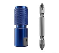 Quick Lock Angle Grinder Adapter with 6.35mm Hex Hole, Rust Resistant Alloy Conversion Head for Power Tools, Knurled Grip Design for Secure Hold and Fast Disc Changes(A)