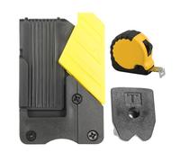 Quick Lock Tape Measure Holder, Quick Draw Clip, Smooth Release Mechanism, Secure Tool Hanger, Ideal for Handymen, Electricians, Hands-On Creators, Beginners, Jobsite Tools Access