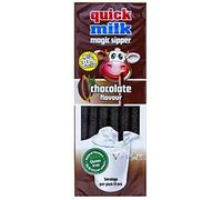 QUICK MILK MAGIC SIPPER STRAWS INSTANT FLAVOURS | NUMBER OF PACKS 02 (CHOCOCOLATE STRAWS)