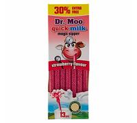 QUICK MILK Magical Sipper 13 Straws - (Strawberry Flavour)