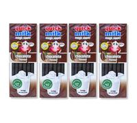 Quick Milk Magic Sipper Straws Pack of 4 Chocolate Straws | 13 Each Pack | 52 Quick Milk Straws in Total by The Great British Kitchen