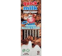Quick Milk Magic Sippers - New & Exclusive... Chocolate Brownie & Cream Flavour 1 x 13 Pack