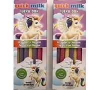 Quick Milk Unicorn Lucky Box (2 x Boxes of 13 Straws - Total 26 Straws)