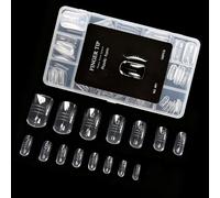 Quick Nails Double Forms Crystal Tips ABS Build For Gel Polish Nails Mold Manicure Tools For Salon Home Use Quick Nail Extensions