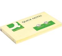 Quick Notes 76 x 127mm Yellow (Pack of 12) + Free OS Smart Choice Highlighter (Random Colour)