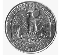 QUICK PICK MAGIC Double Sided Coin 25c (25cent American Real Quarter) Tails on both sides