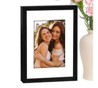 Quick Picture Frame Change | 7 Inch Wooden Picture Storage - Collage Frame with Opening | for Home, Office, School, College Dorm, Apartment,