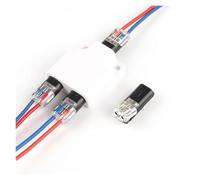 Quick Pluggable wire connector cable crimp terminal block 2-pin LED car wiring connector splitter 22-20AWG IDGTTLDF(LED-D203)