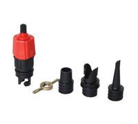Quick Pump Adaptor Set for Car Tyres Sports Balls | 4 ports, fits car, boat, ball, quick inflation, tight valve, robust material