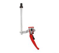 Quick Ratchet Bench Dog Clamp for 3/4 Inch Table Hole, Woodworking Vise with Self-Aligning Jaw, Chrome Vanadium Steel Hold Down Tool, 160mm Reach(16mm)