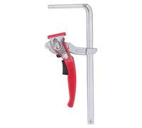 Quick Ratchet Guide Rail Clamp, Alloy Steel Track Saw Clamp, Non - Slip Ratchet Table Clamp for Woodworking with ABS Pad, Self - Aligned Design for Stable Clamping