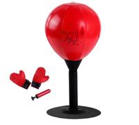 Quick Reaction PU Leather Sucker Punch Bag - Boxing Ball with Suction Cups | for Beginners, Men, Women, Teens, Sports Enthusiasts, Living Room, Bedroom and