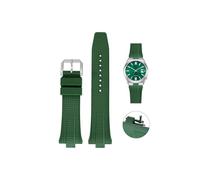 Quick Release 26mm FKM Rubber Band For Citizen Tsuyosa Watches, Replacement FKM Watch Band For Citizen Tsuyosa Watches (Green, 26mm)