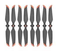 Quick Release 7238 Propellers Compatible With Air 2S AIR 2 Props Paddle Low Noise Wing Fan Spare Part In Stock Universal Fit Aftermarket Replacement Third Party Accessory(4pair Orange edge)