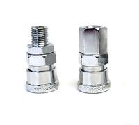 Quick Release Air Hose Fittings 8mm Compressor Coupler Connector SP20 PP20 2Pcs Set Heat Treated Hardened Steel Zinc Plated Pneumatic Tool Accessories(PF)