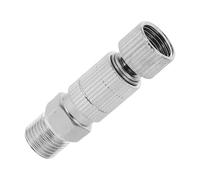 Quick Release Airbrush Coupler Adapter 1/8 Inch Thread Metal Silver