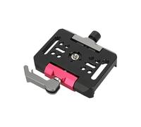 Quick Release Base Double Standard Aluminum Alloy Camera Mount Adapter Clamp Tripod for Photography Quick Install Board Accessories with Digital Scale