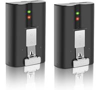 Quick Release Battery for Ring, 2Pack Rechargeable Battery Compatible with Video Doorbell 2/3/3+/4, Stick Up Cam(2/3rd Gen), Spotlight Cam