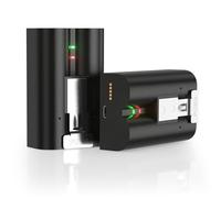 Quick Release Battery for Ring - Pack of 2 - POWEROWL 3.65V 6400mAh Replacement Battery for Ring Video Doorbell 2/3/3+/4, Stick Up Cam (2nd & 3rd Gen) and Spotlight Camcorder battery