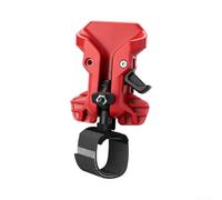 Quick Release Belt Clip for Drills Hammers - Robust ABS Drill Holder Sheath with Steel Clip - for ideal for Electricians Carpenters - Utility Pouch Alternative 60x78mm(Red)