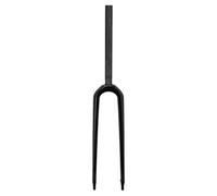 Quick Release Bicycle Front Fork Internal Rounting Carbon Fiber Bicycle Fork Bike Rigid Fork Fit Off Road Road Bike (Glossy Black)