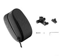 Quick Release Bike Saddle Bag with Reflective Strip(Black)