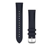Bracelet Vivomove, Luxe, 20mm, cuir Italien Bleu Marine Boucle Silver