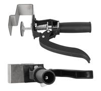 Quick-Release Cabinet 2-Pack Clamp for Drawer L-Shaped Partitions - Stainless Steel Clips Doors Plus Bow-Shaped Rust-Resistant Panel(C)