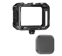 Quick Release Camera Cage Aluminum Alloy Protections Frame For 13/12/11/10/9 Sports Camera With Lens Caps