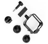 Quick Release Camera Cage for MAX2 Outdoor with Multiple Cold Shoe Mounts and Anti Scratch Action Camera Accessories External Device Compatibility Cage