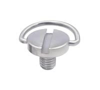 Quick-release camera mounting screws 1pc M2 .5 M3 M5 Stainless Steel D-ring Camera Mount Screw Quick Release Plate Adapter(M5 7mm Black)