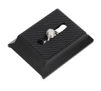 Quick Release Camera Tripod Adapter Rapid Connect Dovetail Plate Compatible with 501PL Base and Arca System CNC Aluminum Alloy 1/4 Inch Screw Anti Slip Padding Lightweight