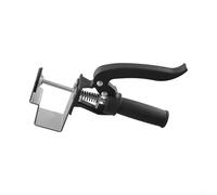 Quick-Release Drawer Panel Clamp for Cabinet Doors & Partitions - Stainless Steel, Rust-Resistant, L-Shaped and Bow-Shaped Clips, Damage-(C)