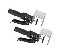 Quick-Release Drawer Panel Clamp for Cabinet Installation, Stainless Steel Damage-Free Fixing Tool with Stable L-Shaped and Bow-Shaped Clips for(A)