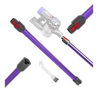 Quick Release Extension Wand Compatible with Dyson V7 V8 V10 V11 V15 Stick Vacuum Cleaner, 74cm Purple Replacement Tube Attachment, Stable Current Extension Rod Prevents Surge Damage to Main Unit