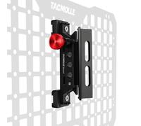 Quick Release Fire Extinguisher Mount, Fire Extinguisher Bracket for Tactical Rigid MOLLE Panel, Fire Extinguisher Holder with 2 Adjustable Clamps Fits MOLLE Panels for Vehicles