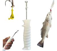 Quick Release Fish Hook Extractor - Human Fish Hook Remover Tool, Safe Deep Throat Design, Bass, Twist & Release Removal Pliers with Protective Sleeve for Fishing (1 Pcs)