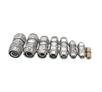 Quick Release Fittings for Air Hoses - 4-16mm Straight Heavy Duty Quick Coupling Plug | Air Hose Connectors,For Truck Brake Auto Industrial Repair Maintenance Assembly Mechanical HVAC