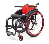 Quick Release Folding Sports Wheelchair - All-Terrain, Lightweight Aluminum Wheelchair