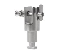 Quick Release Fork Type Bimini Top Hinge Stainless Steel Marine Hardware | Boat Awning Mount, Fishing Boat Deck Use, Silver Finish, Secure Support for Oarlock and Ships