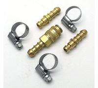 Quick Release Gas Fitting for Propane/Butane Hose with Extra Nozzle and Clips(14