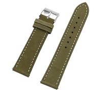 Quick Release Genuine Leather Watch Strap 16-22mm Retro First Layer Cowhide Band