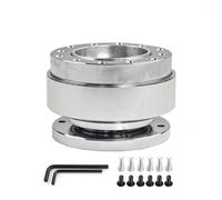 Quick Release Hub Adapter Boss Kit QR030 For 6-Hole Car Tuning Steering Wheel Snap Off YIJIAVSX(Silver)