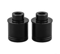 Quick Release Hub Adapter for 12mm/15mm Thru Axle, Suitable for Hope and DtSw Hubs, CNC Machined Aluminum (2pcs 15 to 9mm)