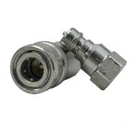 Quick Release Hydraulic Coupling Connector NPT Thread for ISO A, Carbon Steel, Suitable for Mining, Agriculture, and Construction Equipment (NPT-1/4)