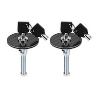 Quick Release, KIMISS 2Pcs Universal Carbon Style Bonnet Cover Lock Key Pin Kit//pins bonnet dummy lockable hood
