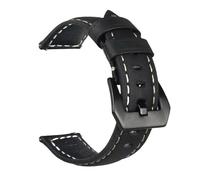 Quick Release Leather Straps 22mm Leather Watchband Accessories, Black-b, 22mm