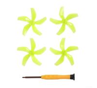 Quick Release Low Noise Propellers Compatible With For Dji Neo Abs Material Blades In Orange Pink Grey Green Colors For Stable Flight 2 Pairs With Tool Kit Included(Green 2 pairs)