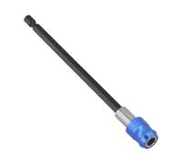 Quick Release Magnetic Drill Bit Extension Bar 1/4 Inch Hex Shank for Electric Screwdriver, Charging Drill, Pneumatic Tool - 60/100/150mm, Blue, 1/3 Pcs